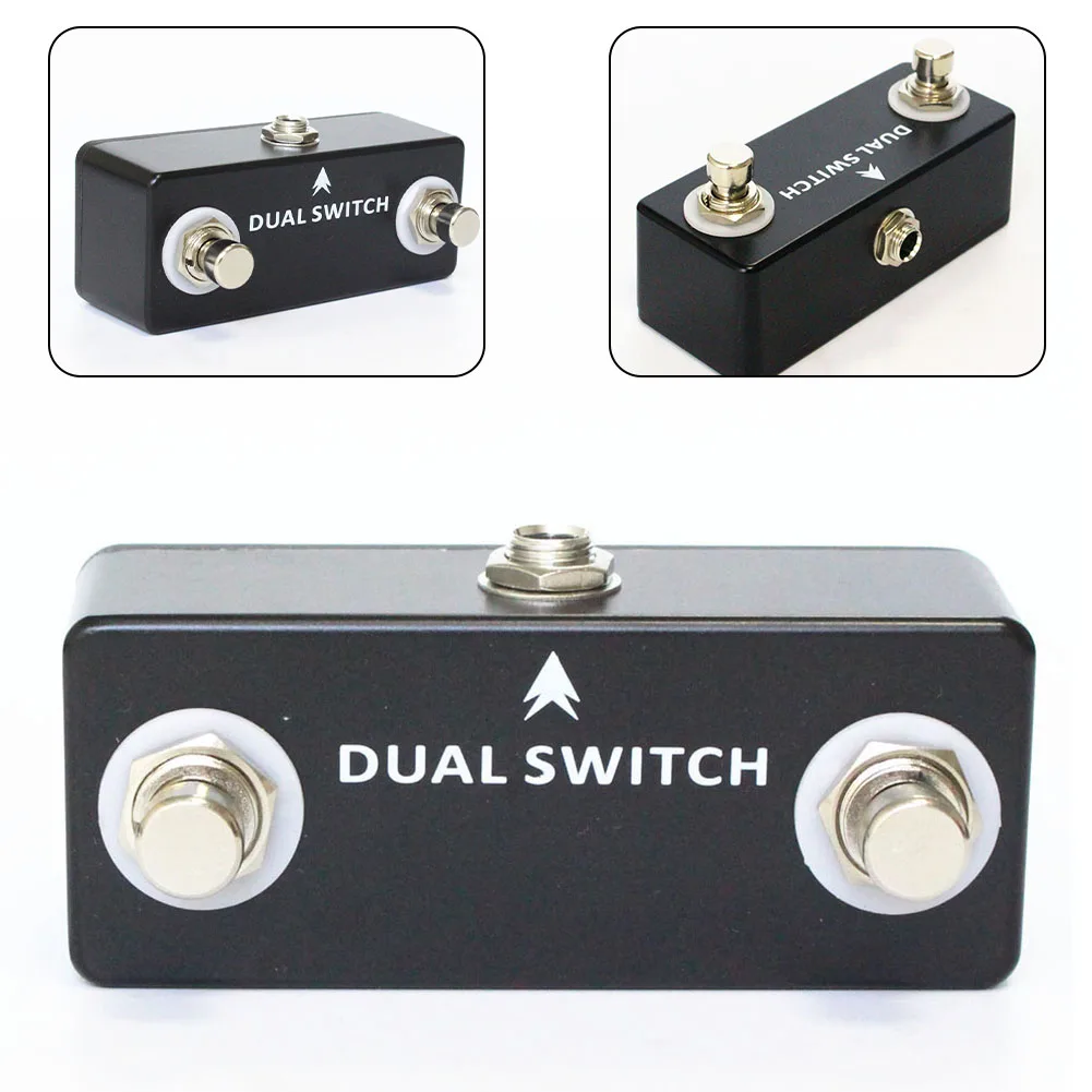 Aluminum Dual Footswitch Effects Unit Control Pedal Loop Core Connecting Line Rc-3 Guitar Effects Unit Dual Control Foot Switch
Aluminum Dual Footswitch Effects Unit Control Pedal Loop Core Connecting Line Rc-3 Guitar Effects Unit Dual Control Foot Switch