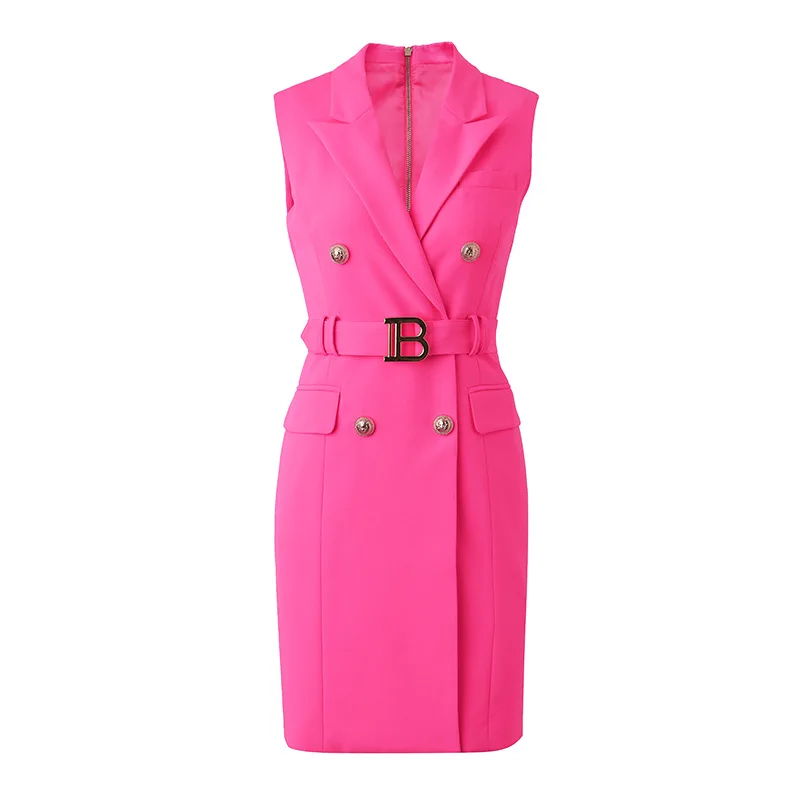 Pink Color Spring Sashes Women Bodycon Dress Turn-Down Neck Double-Breasted Slim Fit Party Long Dresses Clothing
Pink Color Spring Sashes Women Bodycon Dress Turn-Down Neck Double-Breasted Slim Fit Party Long Dresses Clothing
