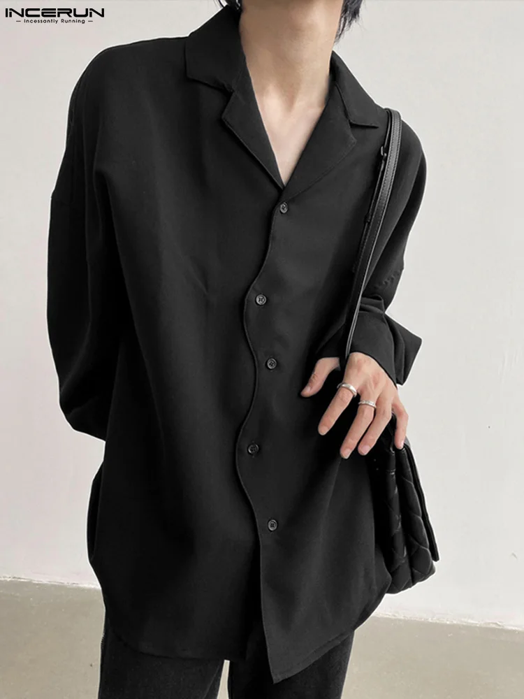 INCERUN Solid Color Men Shirt Lapel Long Sleeve Streetwear Button Fashion Casual Camisa Masculina 2022 Korean Leisure Tops S-5XL
INCERUN Solid Color Men Shirt Lapel Long Sleeve Streetwear Button Fashion Casual Camisa Masculina 2022 Korean Leisure Tops S-5XL