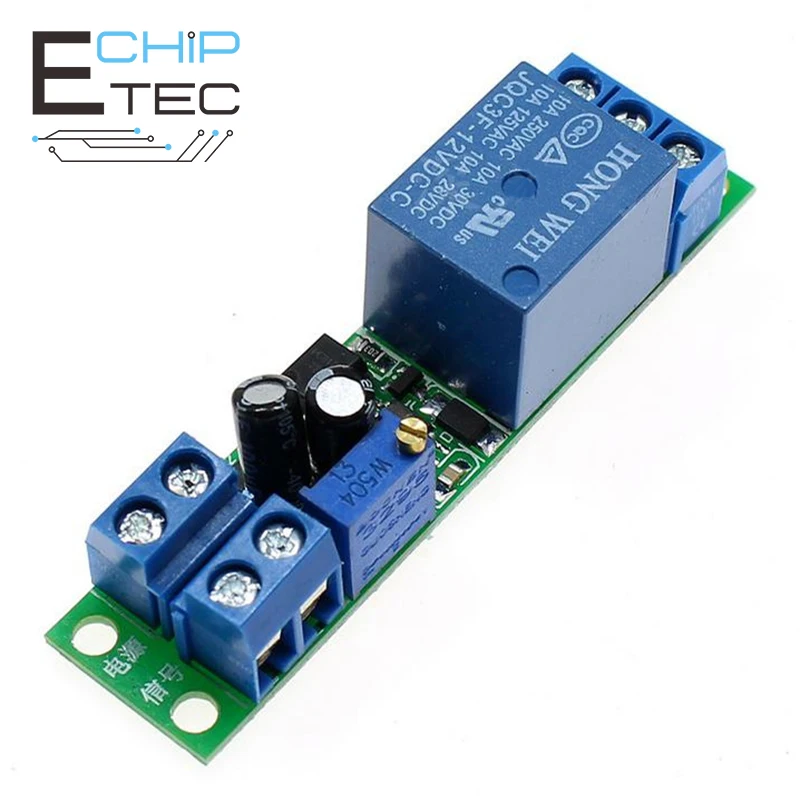 12V Delay Relay Module Automobile Start Delay Switch with Optocoupler Signal Trigger Adjustable Time
12V Delay Relay Module Automobile Start Delay Switch with Optocoupler Signal Trigger Adjustable Time