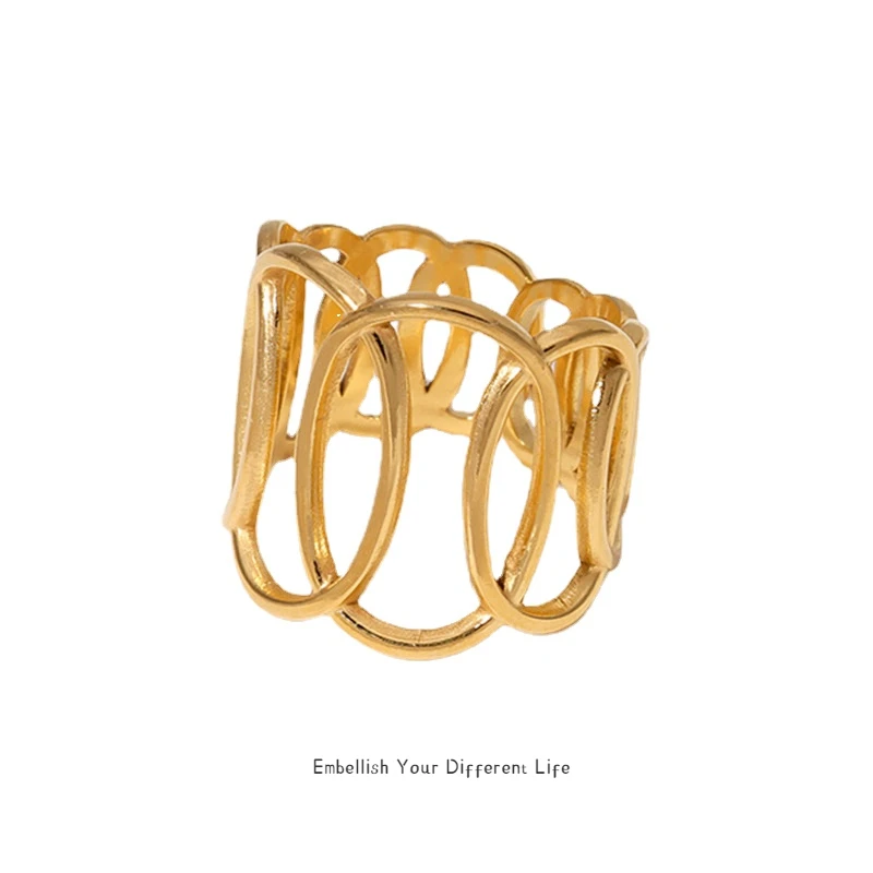 Korean Simple Fashion Irregular Opening Ring for Women Stainless Steel Accessories Daily Wear Girl Party Birthday Jewelry Gift
Korean Simple Fashion Irregular Opening Ring for Women Stainless Steel Accessories Daily Wear Girl Party Birthday Jewelry Gift