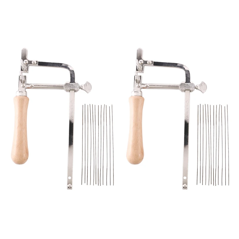 2X Professional Adjustable Saw Bow Wooden Handle Of Jewelry Saw Frame Hand Tools Jeweler's Saw Frame
2X Professional Adjustable Saw Bow Wooden Handle Of Jewelry Saw Frame Hand Tools Jeweler's Saw Frame