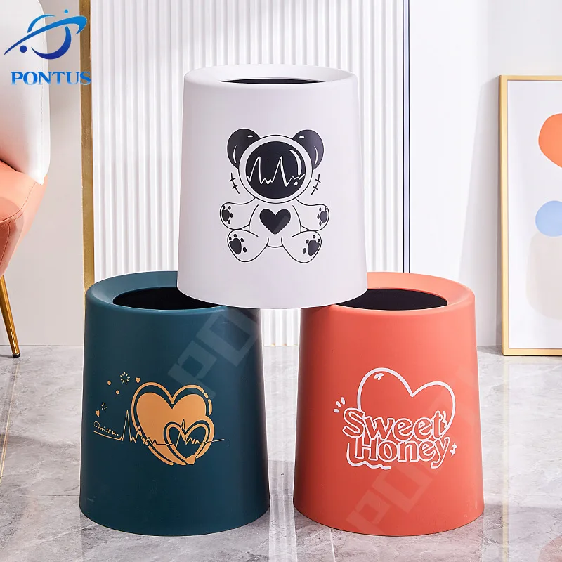 10/14L Nordic Simple Plastic Trash Can Kitchen Bathroom Trash Can Double-Layer Office Bedroom Living Room Trash Bin Household
10/14L Nordic Simple Plastic Trash Can Kitchen Bathroom Trash Can Double-Layer Office Bedroom Living Room Trash Bin Household