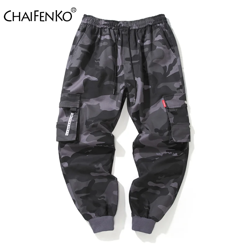 

Brand Mens Joggers Pants Camouflage Cargo Pants Men Hip Hop Skateboard Jogger Fashion Casual Beam Feet Pant Men M-8XL