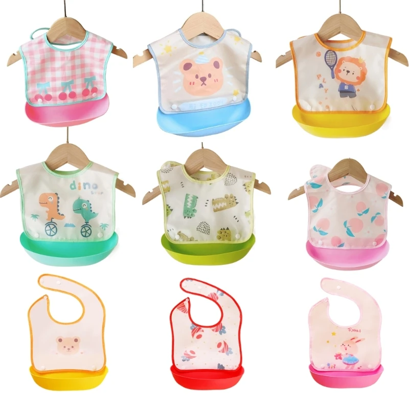 Feeding Bib with Food Catcher Pocket Travel Waterproof Bib Detachable
Feeding Bib with Food Catcher Pocket Travel Waterproof Bib Detachable