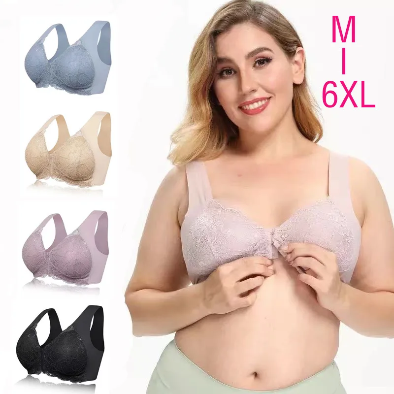 M-6XL Plus Size Push Up Bras for Women Front Closure Seamless Sexy Sports Wire Free Underwear Wide Shoulder Straps Bralette
M-6XL Plus Size Push Up Bras for Women Front Closure Seamless Sexy Sports Wire Free Underwear Wide Shoulder Straps Bralette