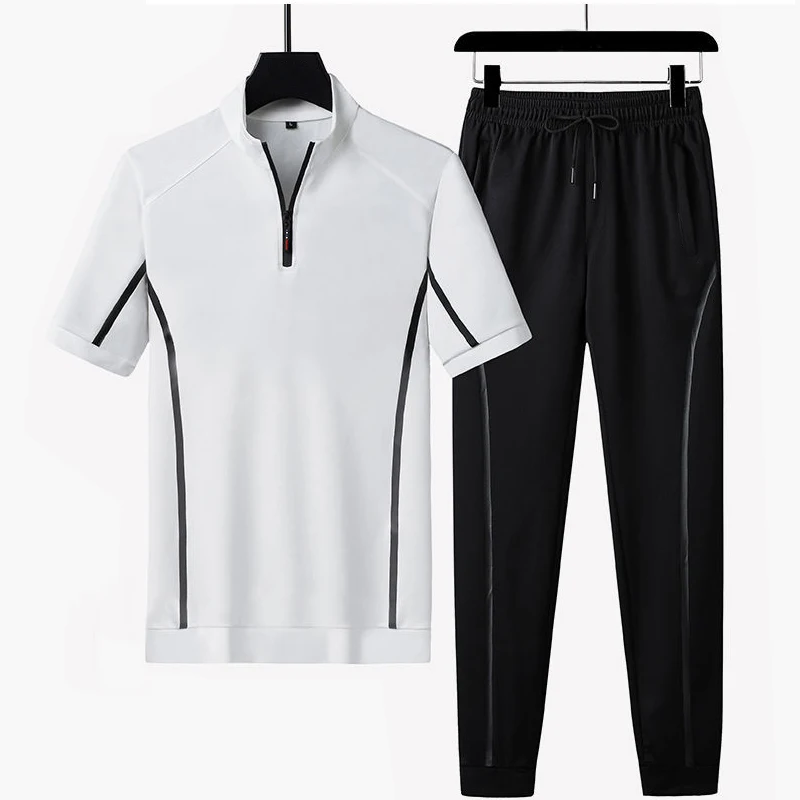 Men's Summer Suit Casual Short Sleeve Fashion Sports Casual Suit T-shirt Pants Suit Fashion Suit Clothing for Male 2022
Men's Summer Suit Casual Short Sleeve Fashion Sports Casual Suit T-shirt Pants Suit Fashion Suit Clothing for Male 2022