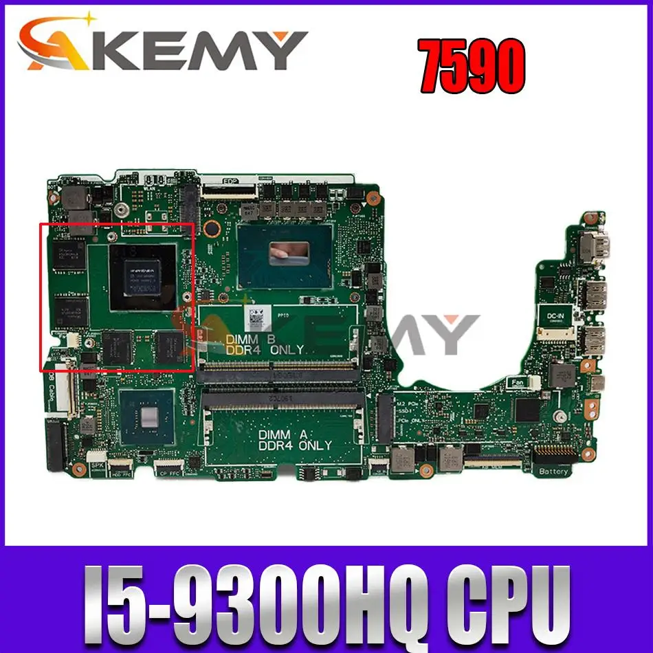 Материнская плата для ноутбука DELL 7590, SRF6X I5-9300H CPU GTX1050 с детской строкой 0K1VDX K1VDX CN-0K1VDX 100%, хорошо работает
Материнская плата для ноутбука DELL 7590, SRF6X I5-9300H CPU GTX1050 с детской строкой 0K1VDX K1VDX CN-0K1VDX 100%, хорошо работает