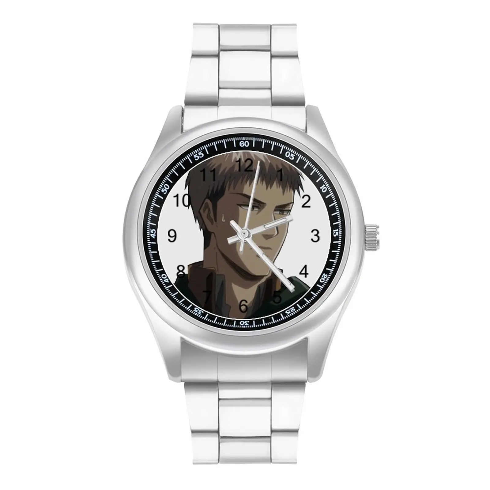 

Jean Kirstein Quartz Watch Attack on Titan Anime Japan Stainless Design Wrist Watches Couple Fitness Classic Analog Wristwatch