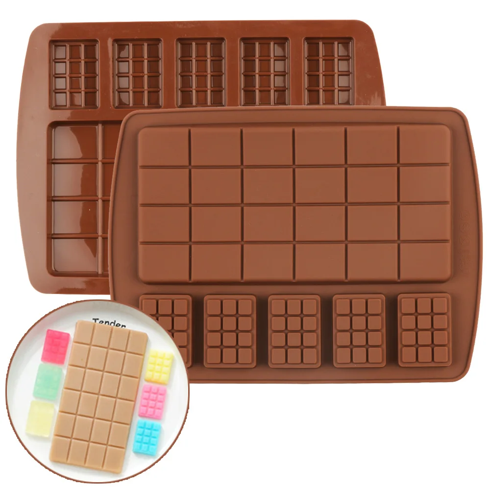 Silicone Chocolate Bar MoldSilicone Chocolate Molds, Rectangle Wax Melt Molds Engery Bar Silicone Molds for Chocolate Candy Bars
Silicone Chocolate Bar MoldSilicone Chocolate Molds, Rectangle Wax Melt Molds Engery Bar Silicone Molds for Chocolate Candy Bars