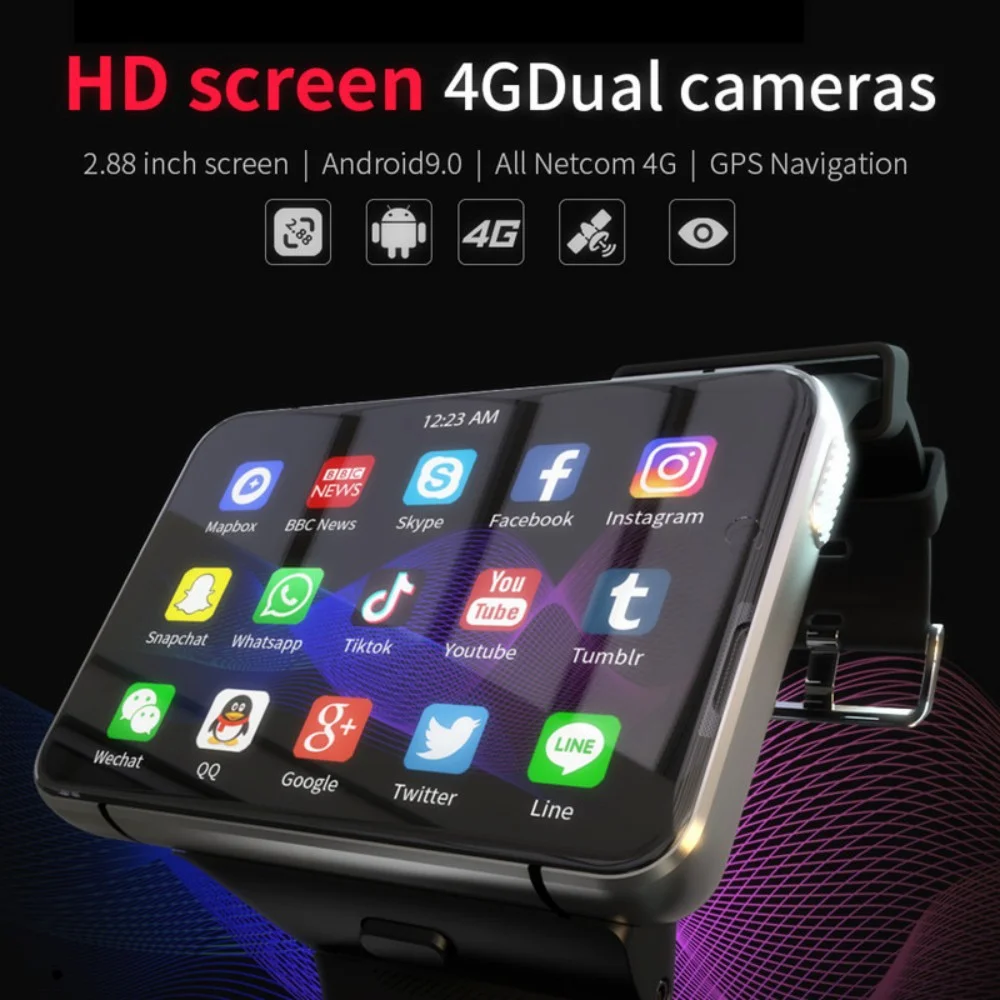 2022 WiFi 4G Full Network SIM Phone Smartwatch 2.88 Inch Large Screen with Two Camera Video Call Watch GPS 4g+32g Android Phone
2022 WiFi 4G Full Network SIM Phone Smartwatch 2.88 Inch Large Screen with Two Camera Video Call Watch GPS 4g+32g Android Phone