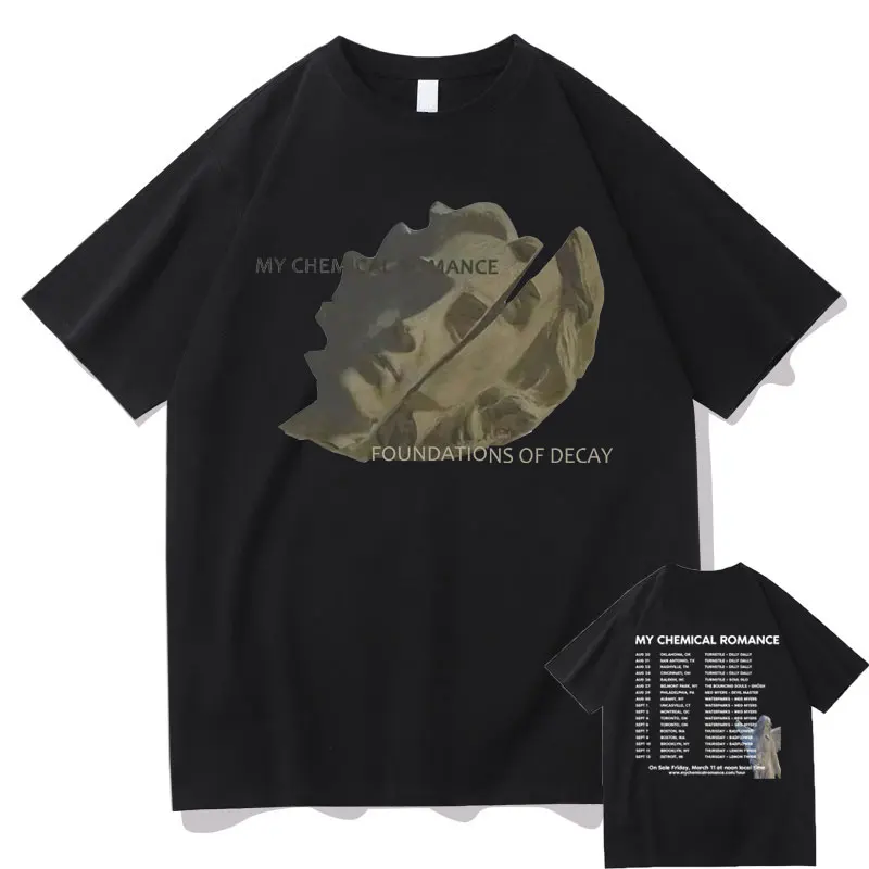 Brand Rock Band My Chemical Romance Angel Double Sided Print Tshirt The Foundations of Decay T Shirt Men Women Punk Vintage Tee
Brand Rock Band My Chemical Romance Angel Double Sided Print Tshirt The Foundations of Decay T Shirt Men Women Punk Vintage Tee