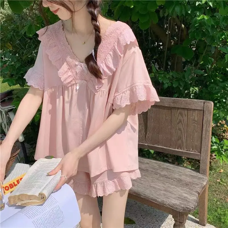 Комплект женской пижамы из 2 предметов, женская одежда, Короткие комплекты, летняя одежда для сна, ночная рубашка, женский домашний костюм, ночные рубашки, сексуальная пижама
Комплект женской пижамы из 2 предметов, женская одежда, Короткие комплекты, летняя одежда для сна, ночная рубашка, женский домашний костюм, ночные рубашки, сексуальная пижама