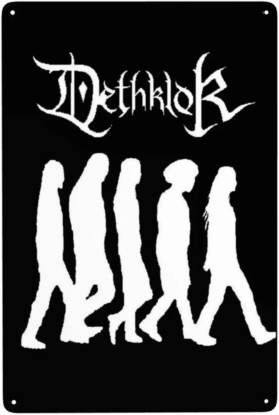 Металлические вывески Dethkloks жестяная вывеска настенный декор винтажный для бара