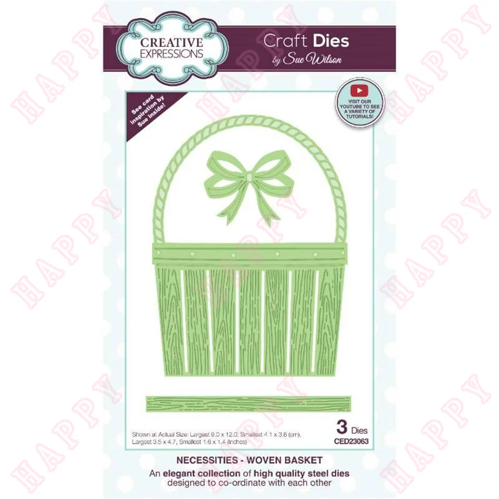 Metal Cutting Dies Basket For New Scrapbook Diary Decoration Paper Craft Embossing Template DIY Greeting Card Handmade Arrival
Metal Cutting Dies Basket For New Scrapbook Diary Decoration Paper Craft Embossing Template DIY Greeting Card Handmade Arrival
