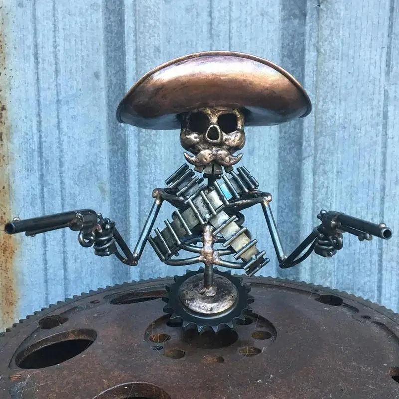 Car Hood Ornaments Skull Metal Skeleton Statue Handmade Cast Cowboy Auto Front 3D Emblem Modification Accessories For Vehicle
Car Hood Ornaments Skull Metal Skeleton Statue Handmade Cast Cowboy Auto Front 3D Emblem Modification Accessories For Vehicle