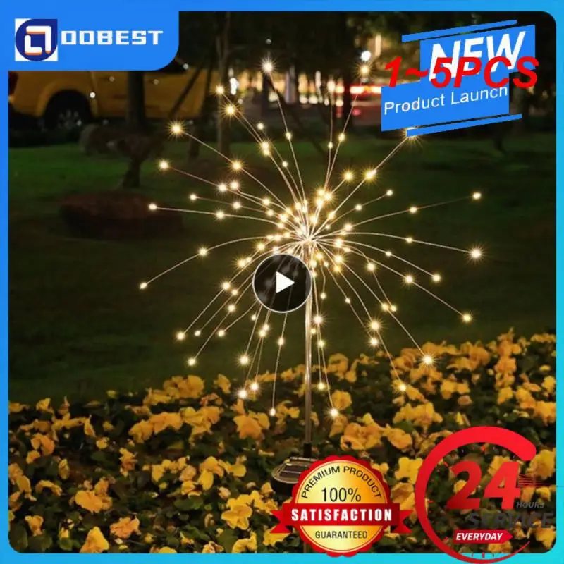 1~5PCS Solar Power Firework Lights Garden Decoration Fairy Lights Waterproof Outdoor Lawn Lamp for Patio Garden Decor
1~5PCS Solar Power Firework Lights Garden Decoration Fairy Lights Waterproof Outdoor Lawn Lamp for Patio Garden Decor