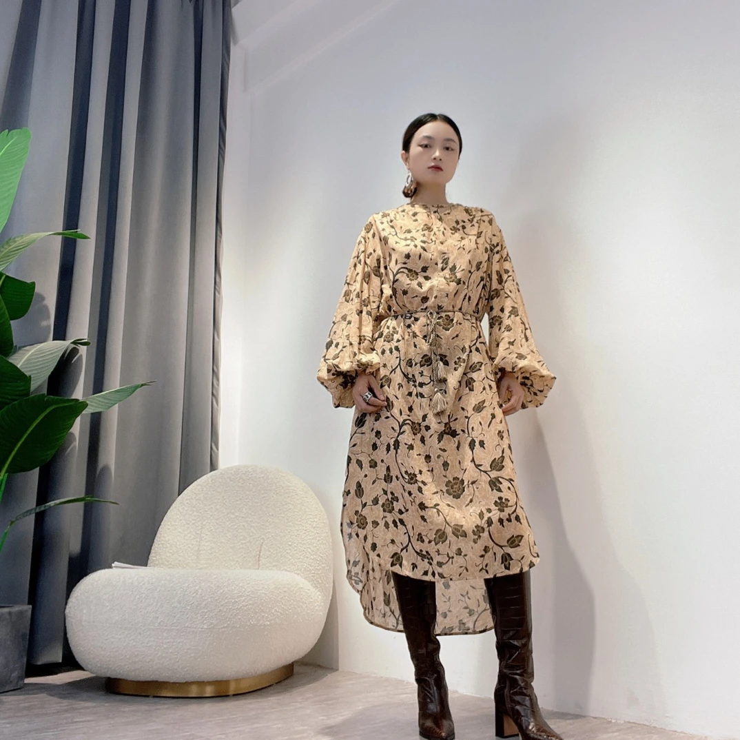 Latest 2022 Summer Autumn Top Quality Ramie Multi Floral Print Beige Hook Flower Hollow Long Length Tank Loose Dress Women
Latest 2022 Summer Autumn Top Quality Ramie Multi Floral Print Beige Hook Flower Hollow Long Length Tank Loose Dress Women