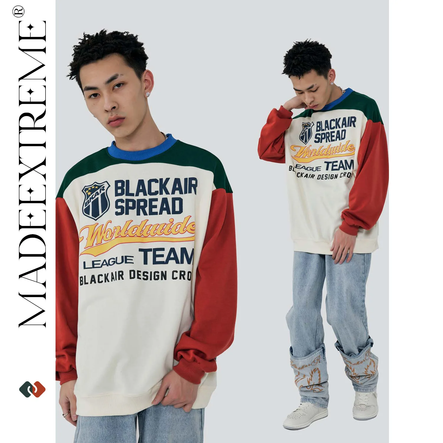 Толстовка MADEEXTREME с длинными рукавами для мужчин и женщин, свитшот свободного покроя в стиле ретро с буквенным принтом, в стиле хип-хоп, Повсе...
Толстовка MADEEXTREME с длинными рукавами для мужчин и женщин, свитшот свободного покроя в стиле ретро с буквенным принтом, в стиле хип-хоп, Повсе...