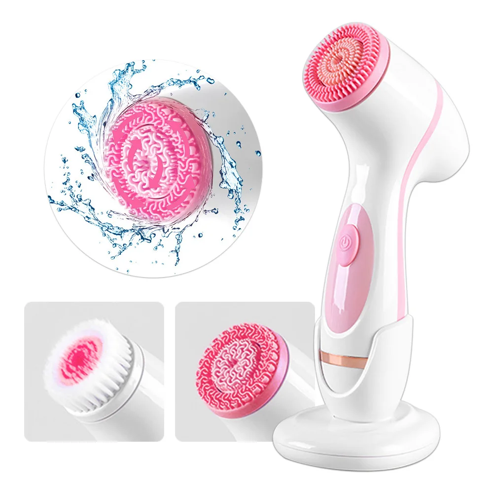 3 In 1 USB Electric Peel Facial Cleansing Brush Deep Cleaning Rotating Face Brush Silicone Waterproof Facial Skin Exfoliation
3 In 1 USB Electric Peel Facial Cleansing Brush Deep Cleaning Rotating Face Brush Silicone Waterproof Facial Skin Exfoliation