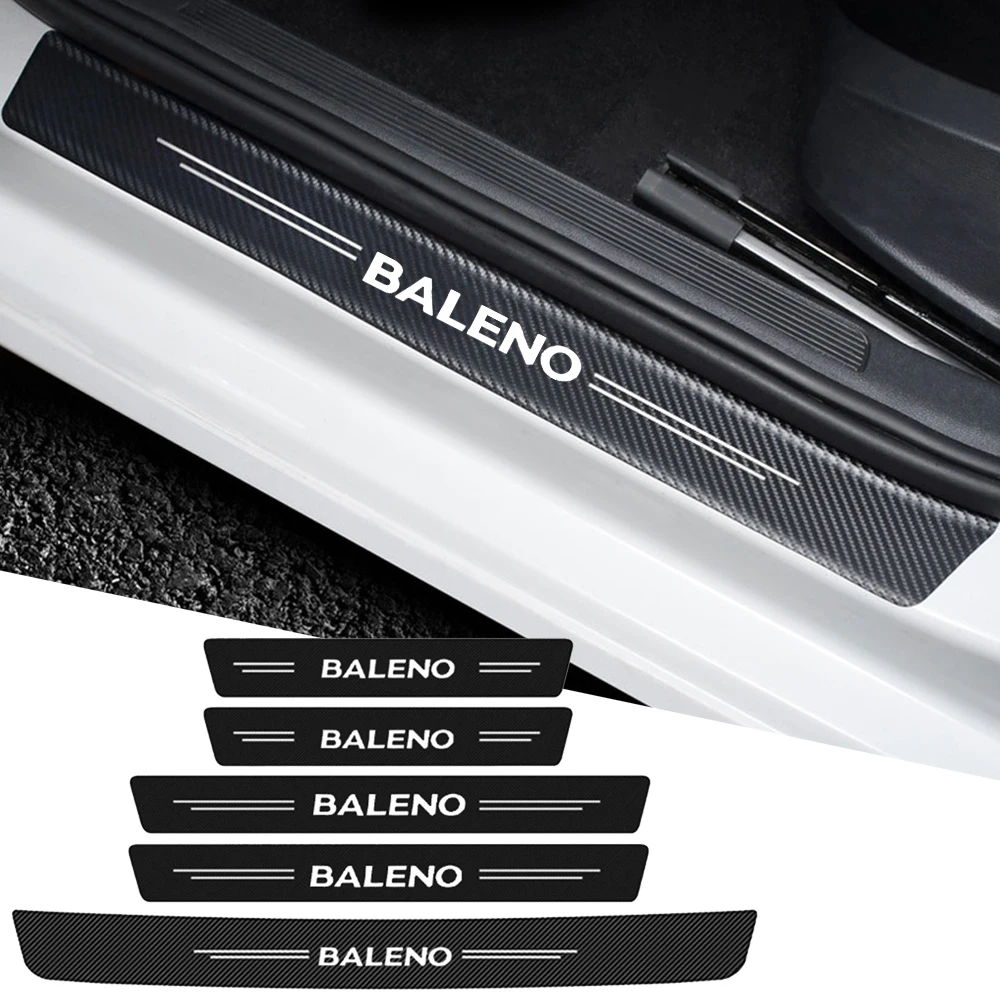 5 шт., защитные наклейки на порог автомобиля для Suzuki BALENO Logo 2015 2017 2018 2019 2020 2021 2022
5 шт., защитные наклейки на порог автомобиля для Suzuki BALENO Logo 2015 2017 2018 2019 2020 2021 2022