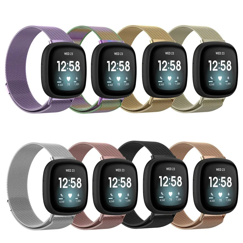 Magnetic Loop Strap For Fitbit versa 3 4 Band Stainless Steel WristBand Bracelet For Fitbit sense Smart Watch Belt Correa
Magnetic Loop Strap For Fitbit versa 3 4 Band Stainless Steel WristBand Bracelet For Fitbit sense Smart Watch Belt Correa