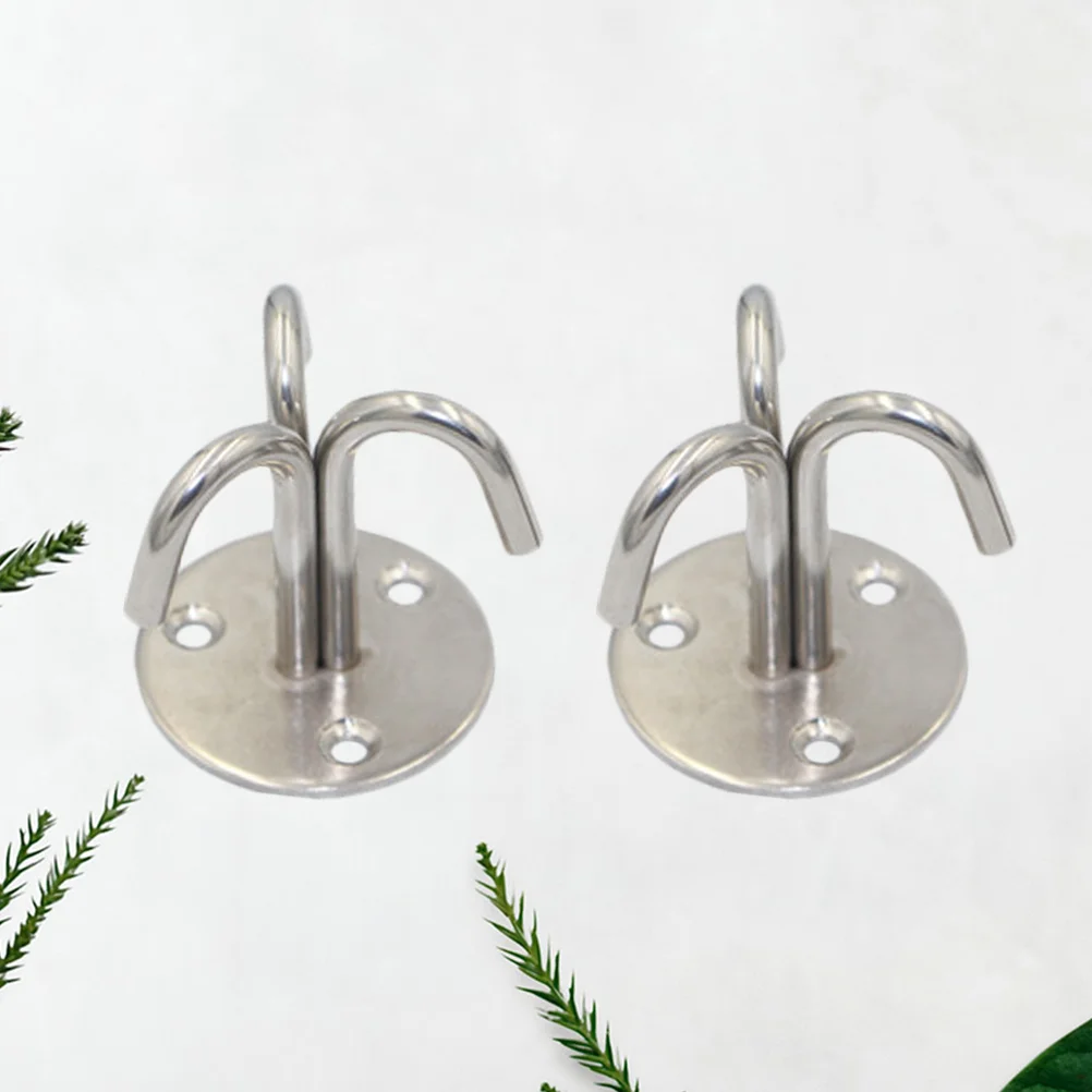 2 Pcs Thicken Stainless Steel Lifting Hooks U Shape Three Claw Hooks Durable Overhead Fan Hooks for Living Room Bedroom
2 Pcs Thicken Stainless Steel Lifting Hooks U Shape Three Claw Hooks Durable Overhead Fan Hooks for Living Room Bedroom