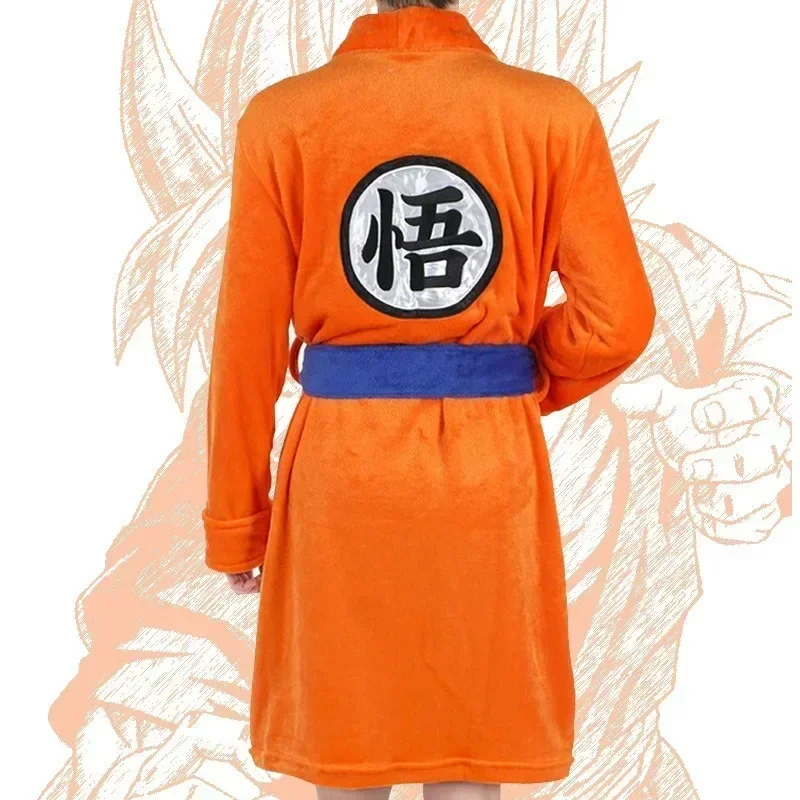 Мужская и женская домашняя одежда Wukong из мультфильма Dragon Ball Sun фланелевый Халат