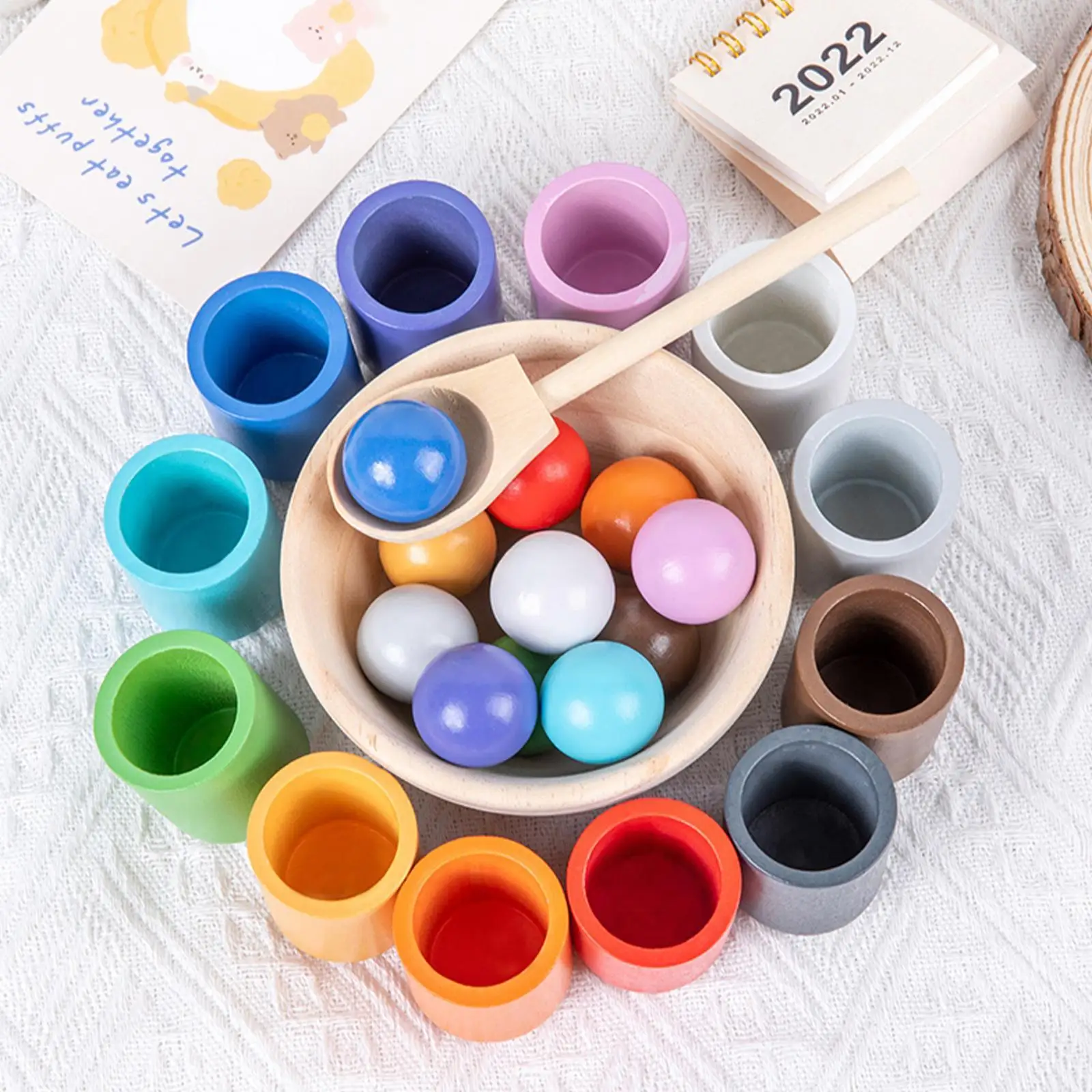 Wooden Baby Montessori Toy Rainbow Ball And Cups Color Sorting Games Fine Motor Early Education Learning Toys Gifts For Chi D0C2
Wooden Baby Montessori Toy Rainbow Ball And Cups Color Sorting Games Fine Motor Early Education Learning Toys Gifts For Chi D0C2