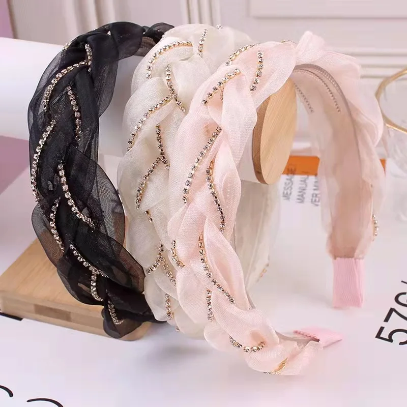 New Romantic Organza Style Headband Triangle Braid Girly Simplicity Elegant Heart Pearl High Skull Top Versatile Headband Female
New Romantic Organza Style Headband Triangle Braid Girly Simplicity Elegant Heart Pearl High Skull Top Versatile Headband Female