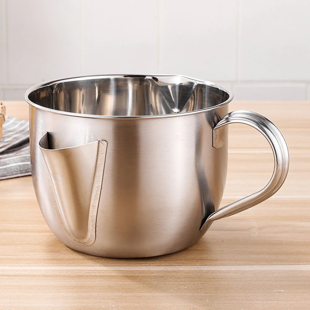 1 pc Oil Soup Separator Stainless Steel Grease Filter Bowl for Restaurant Home
1 pc Oil Soup Separator Stainless Steel Grease Filter Bowl for Restaurant Home