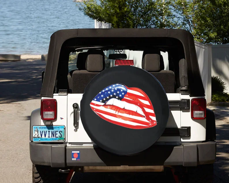 Lip, American Flag Spare Tire Cover, Gift for Her, Car Accessories, Funny gift, American Pride, Backup Camera or Not,B
Lip, American Flag Spare Tire Cover, Gift for Her, Car Accessories, Funny gift, American Pride, Backup Camera or Not,B