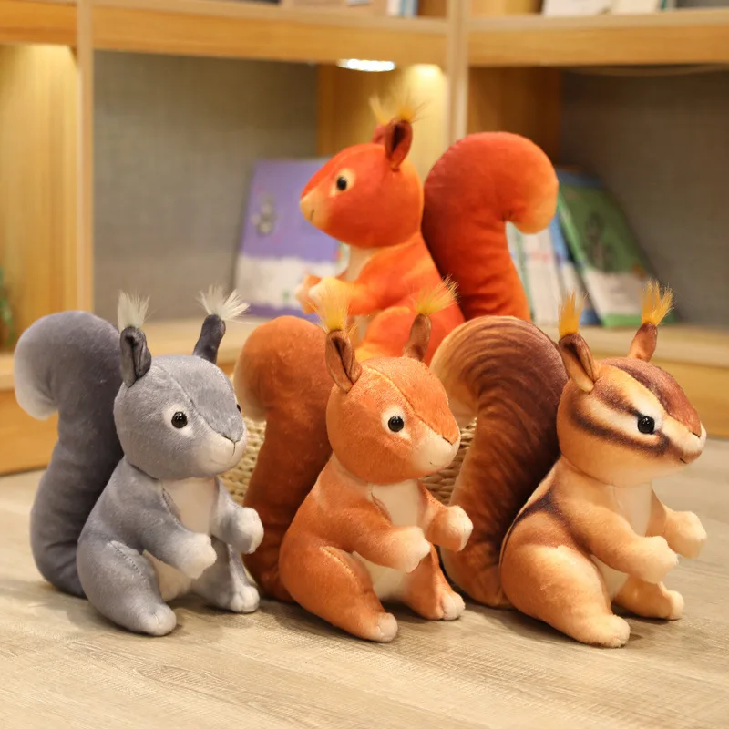25cm Cute Squirrel Doll Kawaii Plush Toy Simulation Stuffed Animal Pillow Christmas Gifts for Children Holiday Decoration
25cm Cute Squirrel Doll Kawaii Plush Toy Simulation Stuffed Animal Pillow Christmas Gifts for Children Holiday Decoration