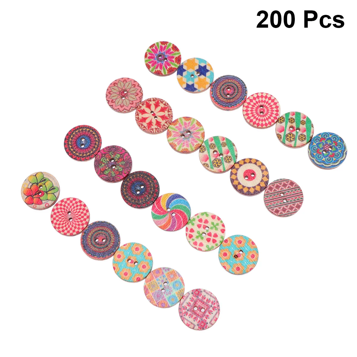 200pcs Buttons Vintage Printing Round Clothes Accessory Button for Embelishments Knitting
200pcs Buttons Vintage Printing Round Clothes Accessory Button for Embelishments Knitting