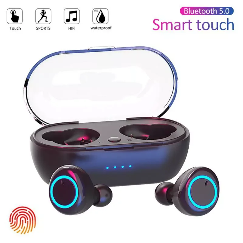 Y50 TWS Fone Wireless Earphone Bluetooth 5.0 Headphones Touch Control Stereo Headset with Mic Sport Earphones Bluetooth Earbuds
Y50 TWS Fone Wireless Earphone Bluetooth 5.0 Headphones Touch Control Stereo Headset with Mic Sport Earphones Bluetooth Earbuds