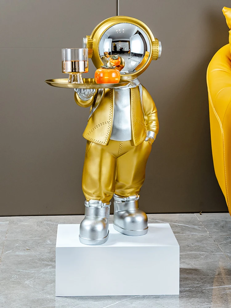 Home Decor Nordic Creativity Tray Astronauts Resin Statues Sculptures Living Room Decoration Large Figure Figurines Holiday Gift
Home Decor Nordic Creativity Tray Astronauts Resin Statues Sculptures Living Room Decoration Large Figure Figurines Holiday Gift