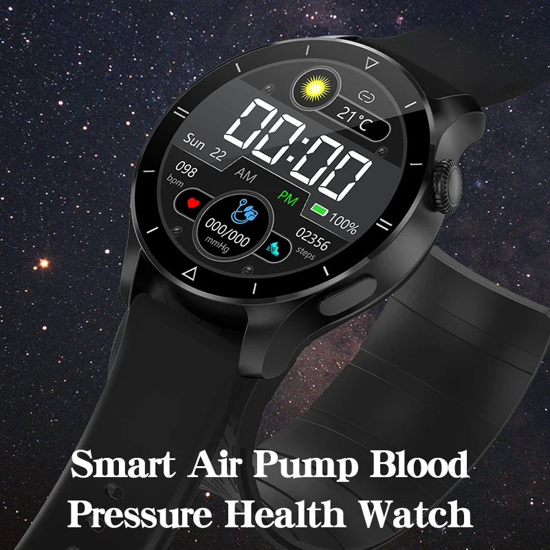 New Temperature Smart Watch Men Heart Rate Inflatable Blood Pressure Monitoring Watches Man Fitness Sports Waterproof Smartwatch
New Temperature Smart Watch Men Heart Rate Inflatable Blood Pressure Monitoring Watches Man Fitness Sports Waterproof Smartwatch