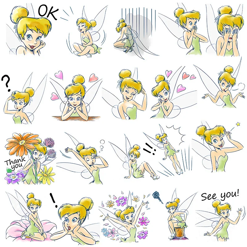 Tinker Bell плавкие нашивки DIY термотрансферные наклейки на одежду, футболки/свитшоты, аппликация Disney Sprite
Tinker Bell плавкие нашивки DIY термотрансферные наклейки на одежду, футболки/свитшоты, аппликация Disney Sprite
