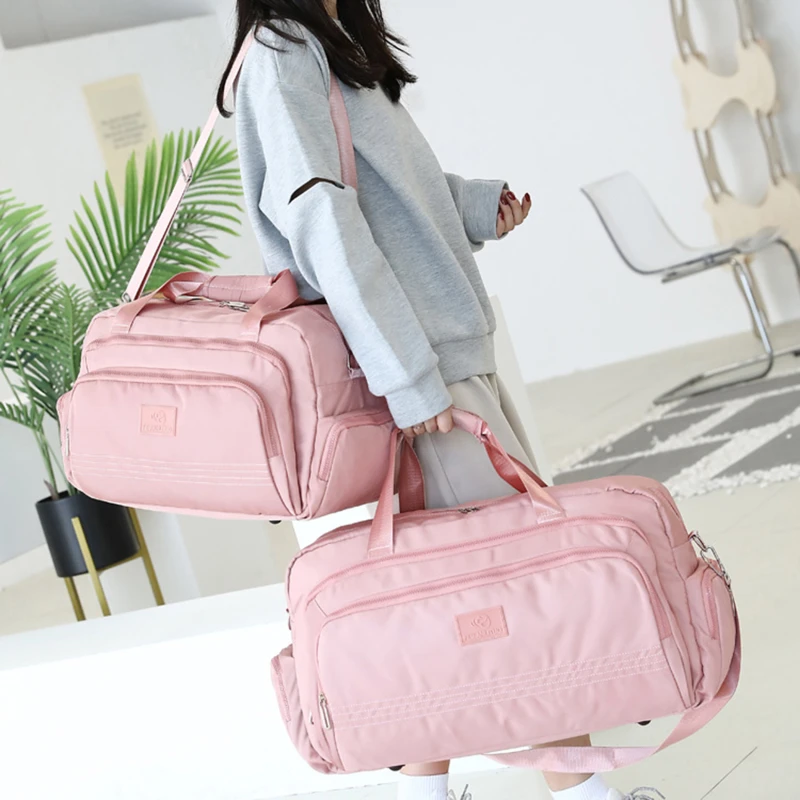 Women Travel Bags Multifunction Luggage Women's Bag Handbag Shoulder Crossbody Female Bag Casual Sports Fitness Yoga Bag 
Women Travel Bags Multifunction Luggage Women's Bag Handbag Shoulder Crossbody Female Bag Casual Sports Fitness Yoga Bag