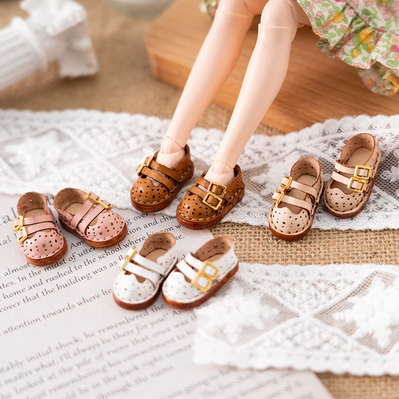 Blythe Baby Shoes OB22 OB24 Handmade Cowhide Shoes Button Sandals Small Cloth UFDOLL Mini Body 
Blythe Baby Shoes OB22 OB24 Handmade Cowhide Shoes Button Sandals Small Cloth UFDOLL Mini Body