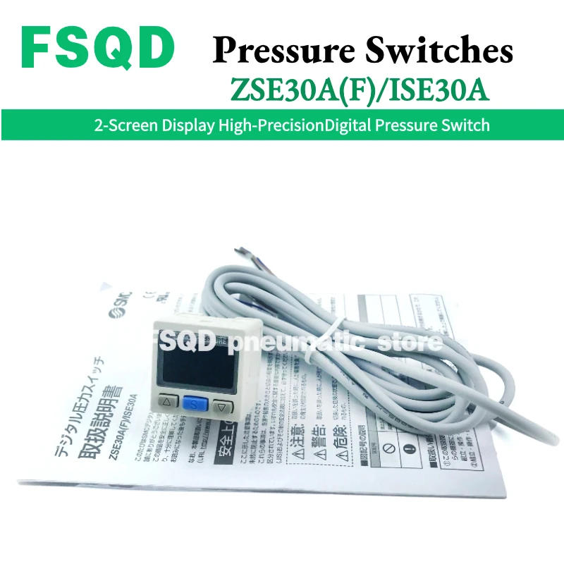 

ISE30A ZSE30A ZSE30AF-01-N-L P-L A-L B-L C-L D-L E-L F-L N-ML P-ML A-ML C-ML D-ML Digital pressure switch ISE ZSE Series