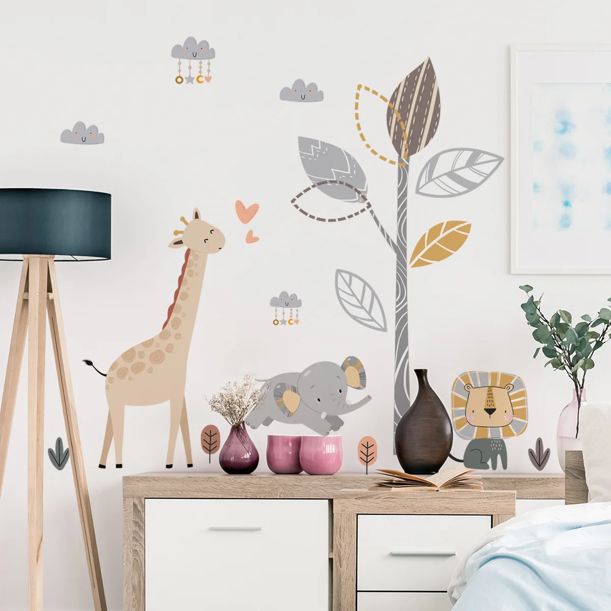 Cartoon Animals Vinyl Wall Stickers for Kids room Children Bedroom Nursery Wall Decor Home Room Decoration Decals Art DIY Murals
Cartoon Animals Vinyl Wall Stickers for Kids room Children Bedroom Nursery Wall Decor Home Room Decoration Decals Art DIY Murals