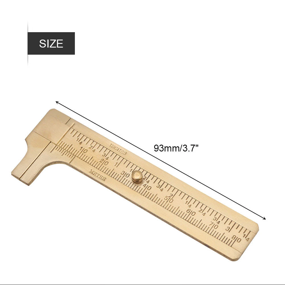 2pcs Brass Scale 80/100mm Sliding Gauge Vernier Caliper Ruler Measuring Tool Jewelry Measuring Rulers DIY Jewelry Making Tools
2pcs Brass Scale 80/100mm Sliding Gauge Vernier Caliper Ruler Measuring Tool Jewelry Measuring Rulers DIY Jewelry Making Tools