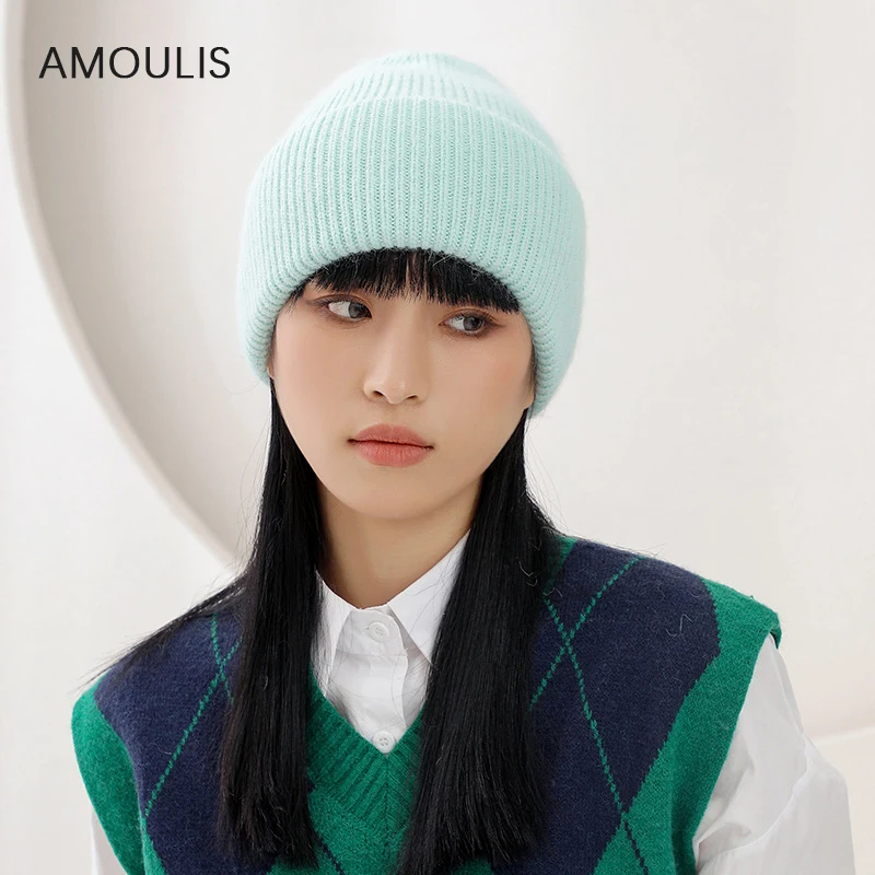 AMOULIS зимние шапки из кроличьего меха модные облегающие шапки для женщин уличные теплые вязаные шапочки облегающие шапки женские Шапки Взро...
AMOULIS зимние шапки из кроличьего меха модные облегающие шапки для женщин уличные теплые вязаные шапочки облегающие шапки женские Шапки Взро...