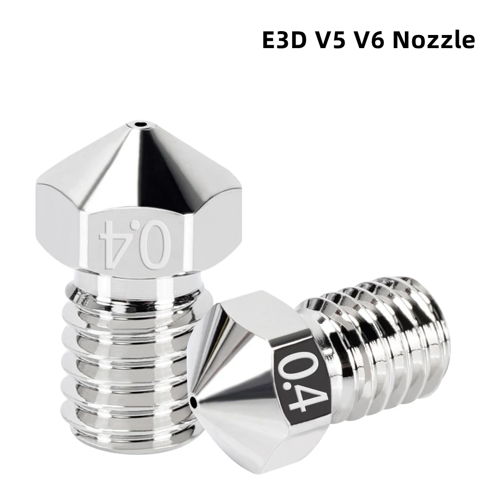 2pcs E3D V5 V6 Nozzle 0.2-1.0mm High Temperature Resistance Brass M6 Thread E3D 3D Printer Nozzles For 1.75mm Filament
2pcs E3D V5 V6 Nozzle 0.2-1.0mm High Temperature Resistance Brass M6 Thread E3D 3D Printer Nozzles For 1.75mm Filament
