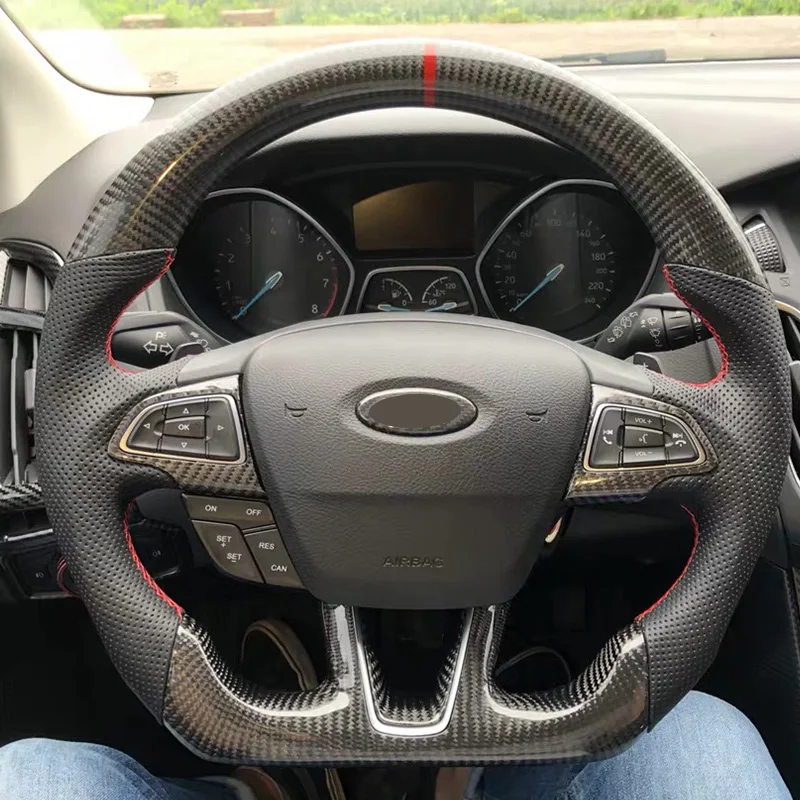 For Ford Focus 2015 2016 2017 2018 MK3 ST RS Steering Wheel Carbon Fiber Sports flat bottom
For Ford Focus 2015 2016 2017 2018 MK3 ST RS Steering Wheel Carbon Fiber Sports flat bottom