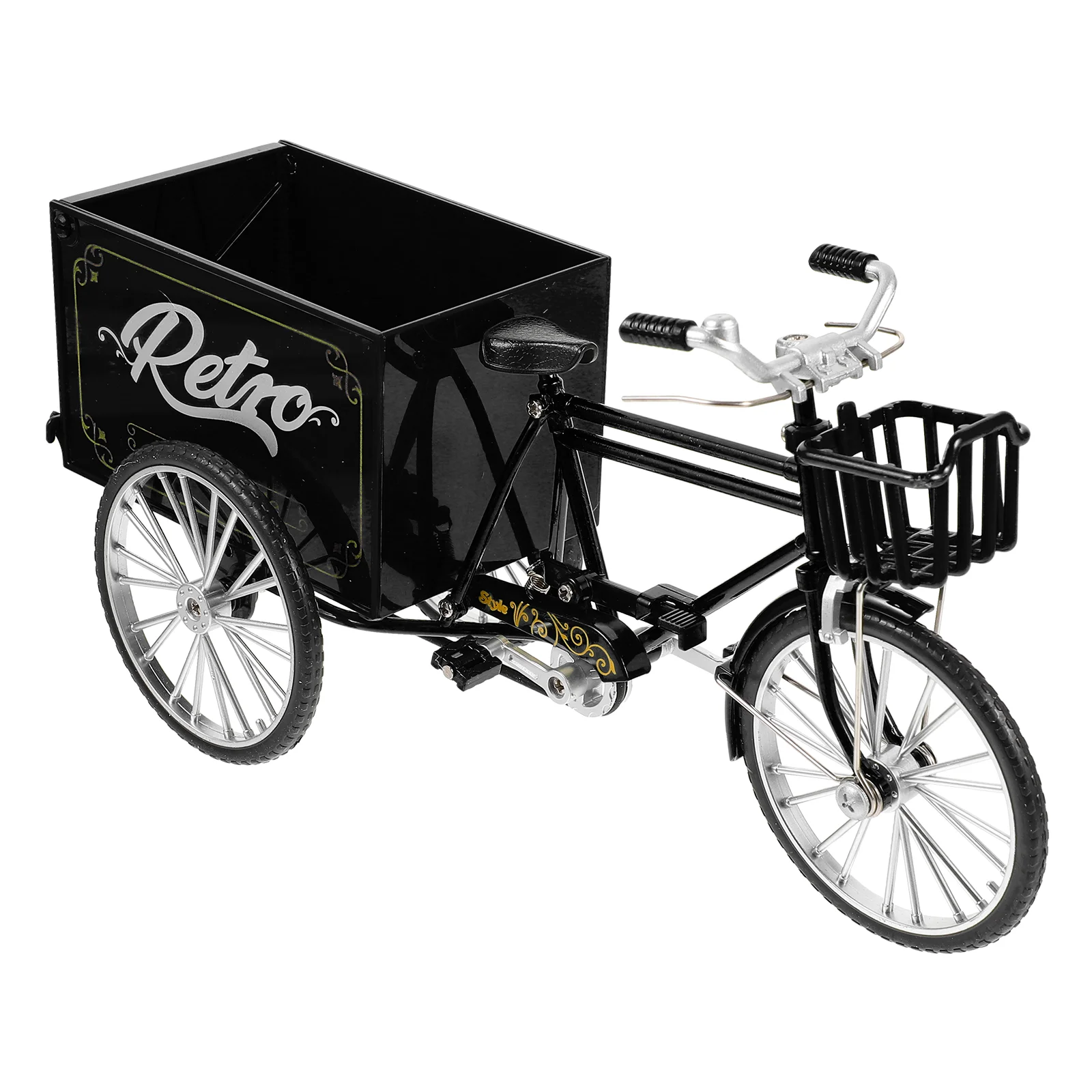 Vintage Tricycle Model Decor Retro Tricycle Ornament Home Desktop Tricycle Craft Ornament
Vintage Tricycle Model Decor Retro Tricycle Ornament Home Desktop Tricycle Craft Ornament