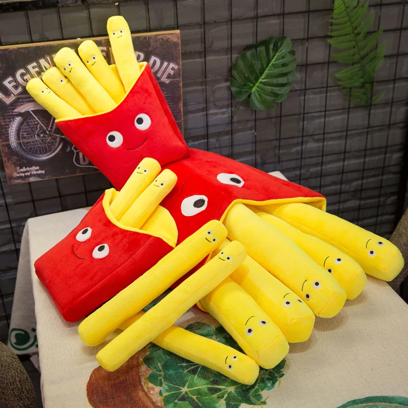 French fries pillow toy creative cartoon simulation burger pillow plush toy doll photography props sofa pillow
French fries pillow toy creative cartoon simulation burger pillow plush toy doll photography props sofa pillow