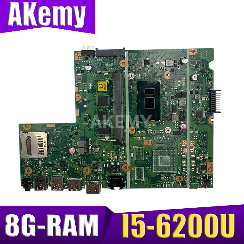 Laptop motherboard for ASUS X541U X541UVK X541UAK X541UA X541UV X541UJ mainboard Test OK w/ I5-6200U/6198U CPU 8GB-RAM
Laptop motherboard for ASUS X541U X541UVK X541UAK X541UA X541UV X541UJ mainboard Test OK w/ I5-6200U/6198U CPU 8GB-RAM