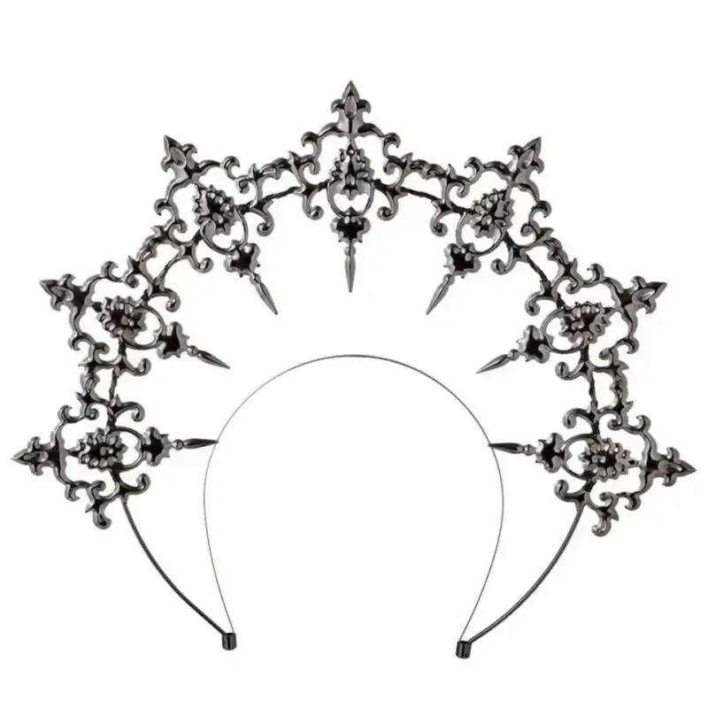 Lolita Halo Crown Pearl Decoration Tiara Gothic Headband Luxury Accessories Embossed Hollow Headwear Diy Materials Props
Lolita Halo Crown Pearl Decoration Tiara Gothic Headband Luxury Accessories Embossed Hollow Headwear Diy Materials Props